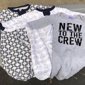Newborn baby sleep sack bundle.
